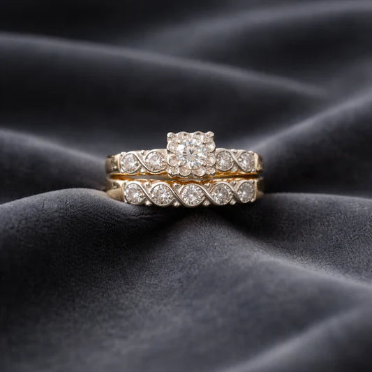 Gold ring with Eternal Shine