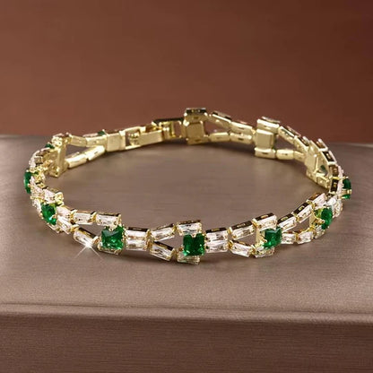 Gold link bracelet