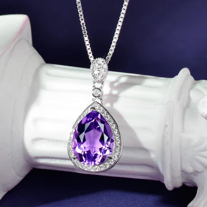 Yvonne amethyst necklace