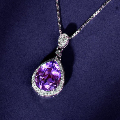 Yvonne amethyst necklace