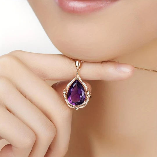 Amethyst Necklace Maria