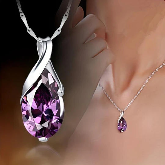 Verena necklace with amethyst