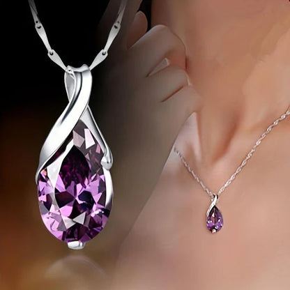 Verena necklace with amethyst