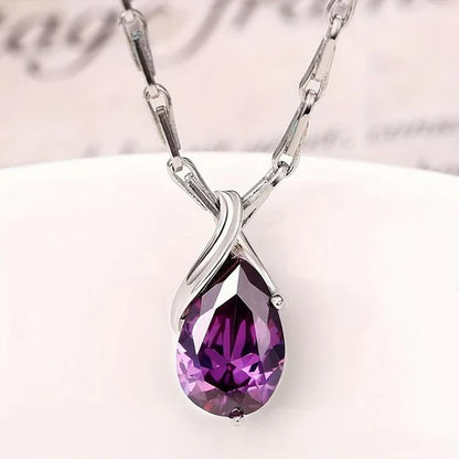 Verena necklace with amethyst