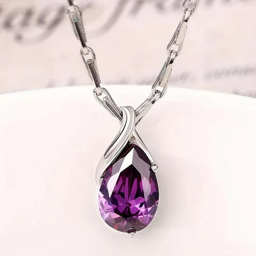 Verena necklace with amethyst
