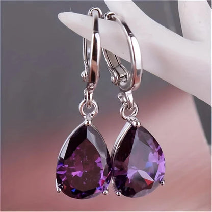 Tania Amethyst Earrings
