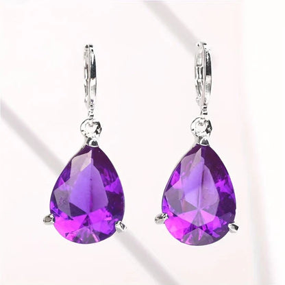 Tania Amethyst Earrings